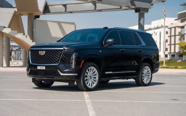Black Cadillac Escalade, 2025