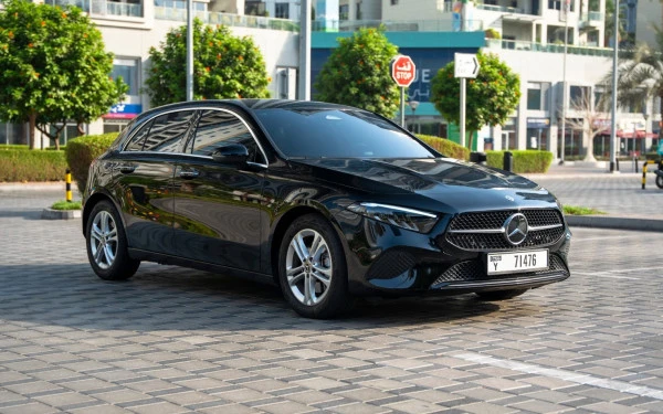Black Mercedes A220, 2024